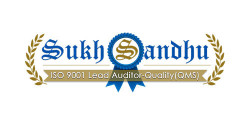 Sukh Sandhu ISO 9001 Lead Auditor logo.